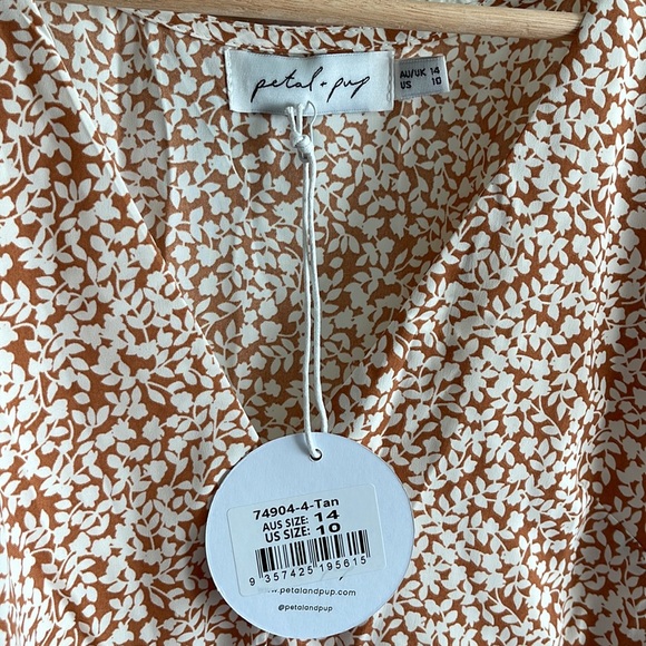 Petal & Pup floral fall mini dress - Picture 9 of 9